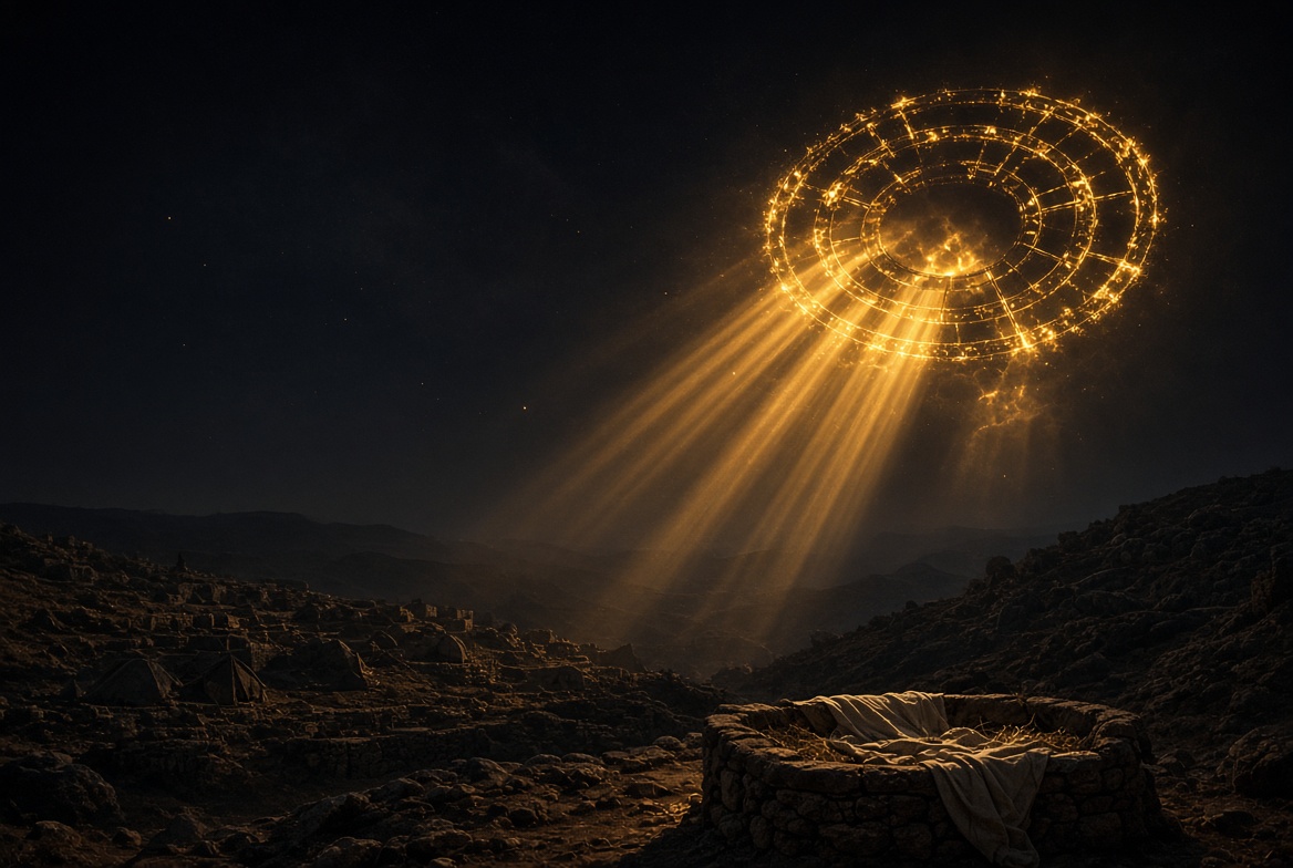 A night sky over the hills of Bethlehem, the competing theories about the date of Jesus' birth
